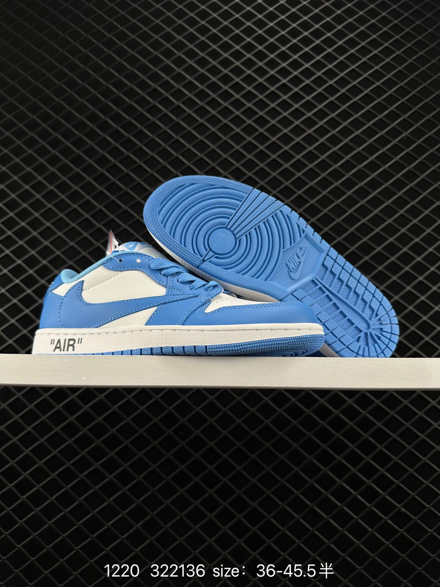 fragment design x Travis Scott x Nike Air Jordan 1 Low OG SP”Black/Green Toe“